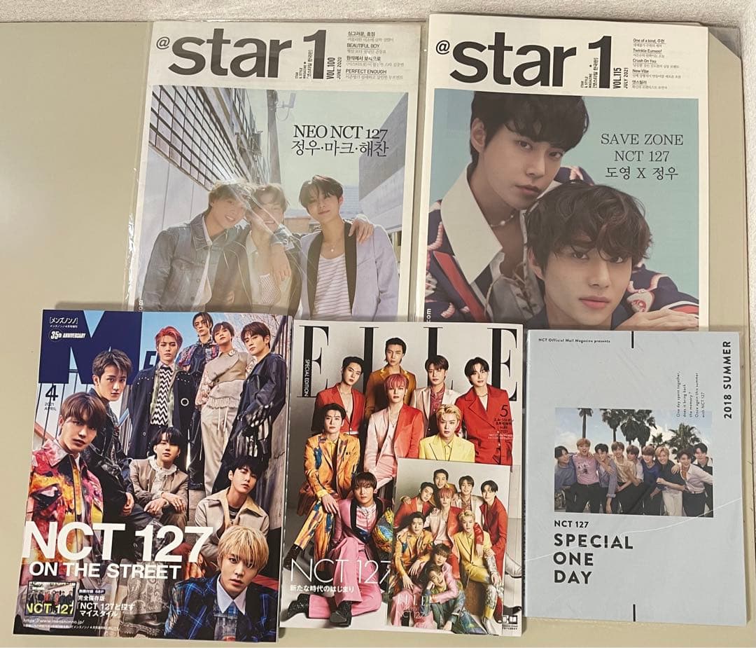 NCT127 ファンクラブ会報1〜8 DVD トレカスタンド 雑誌
