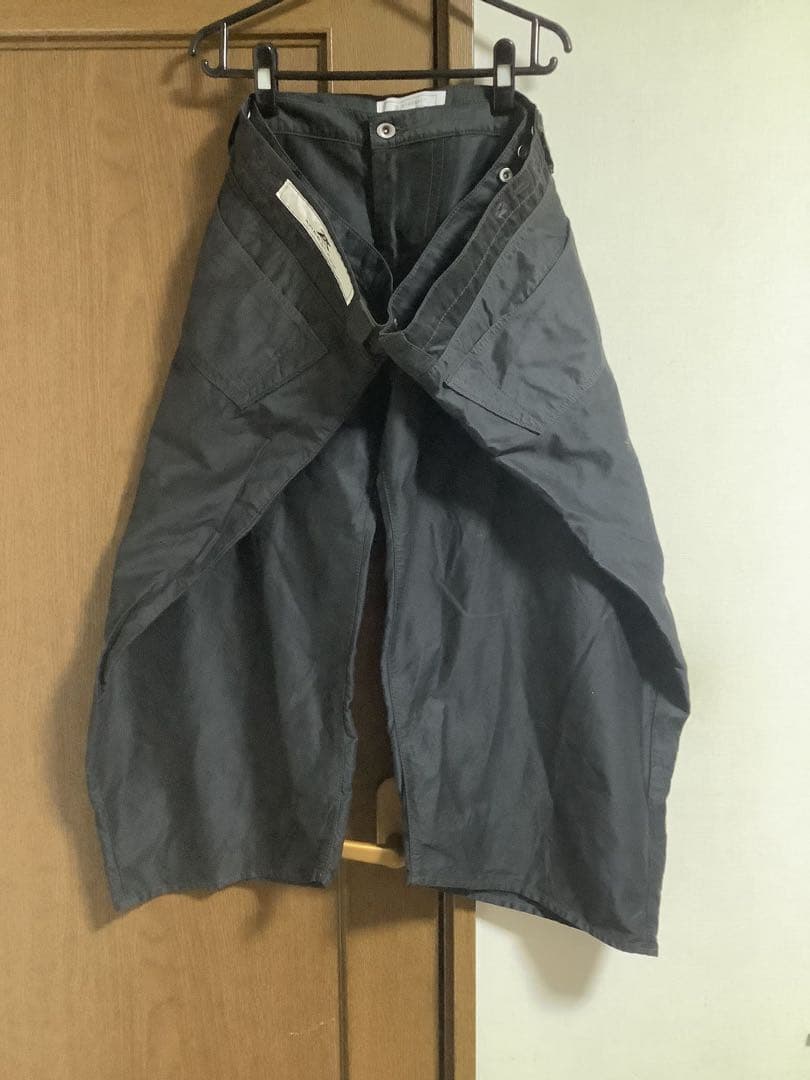 anseason ANREALAGE ギミック変形ラップワイドパンツ