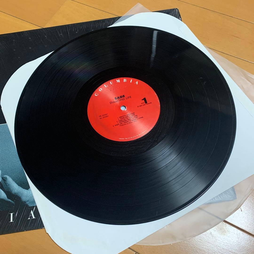 sade diamond life レコード　輸入盤　シュリンク付き