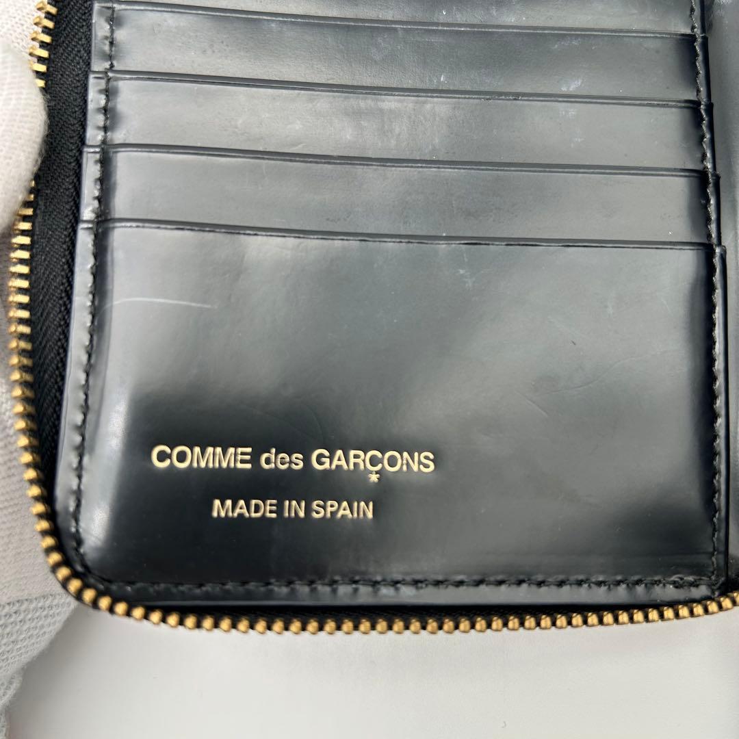 COMME des GARÇONS コムデギャルソン 二つ折り財布 黒