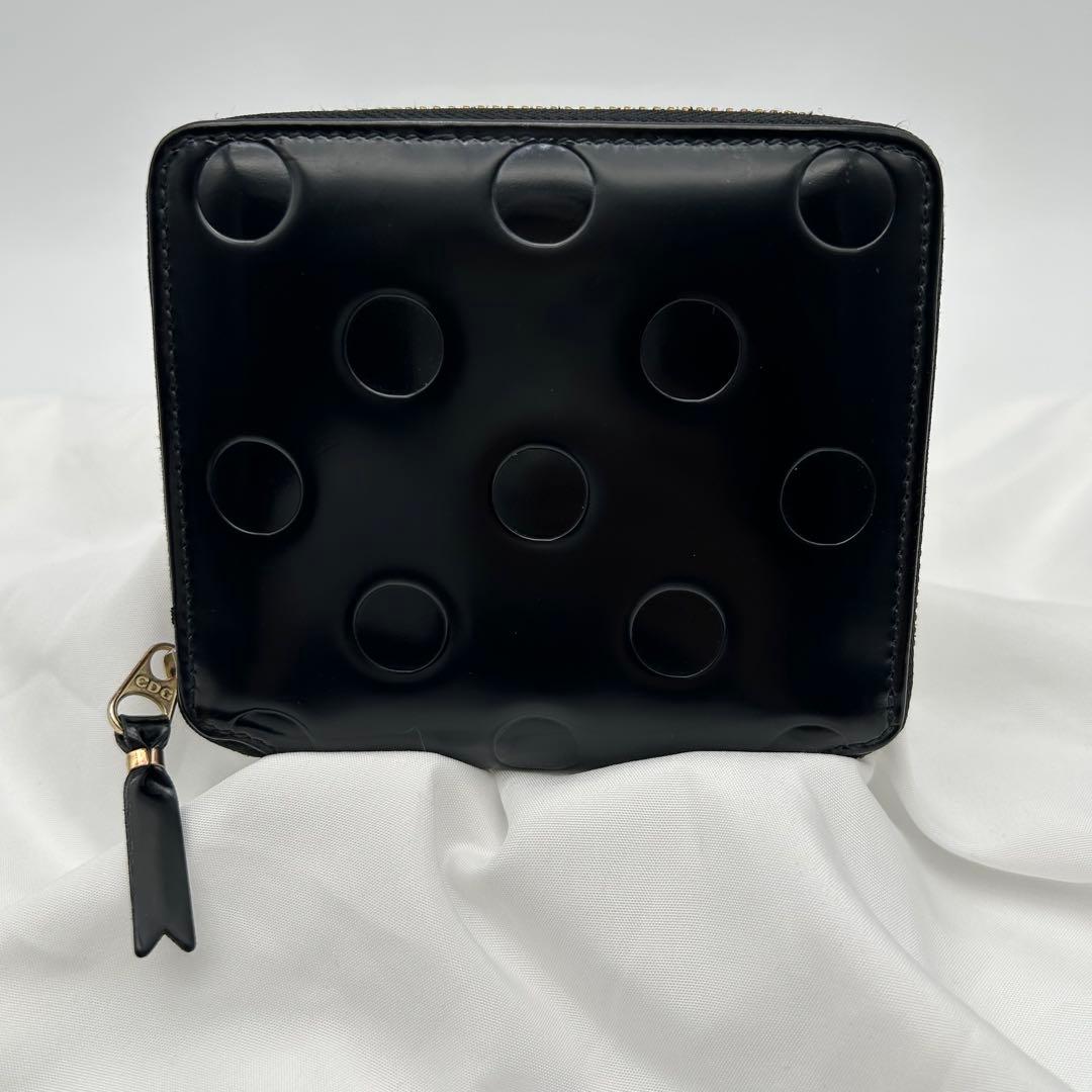 COMME des GARÇONS コムデギャルソン 二つ折り財布 黒