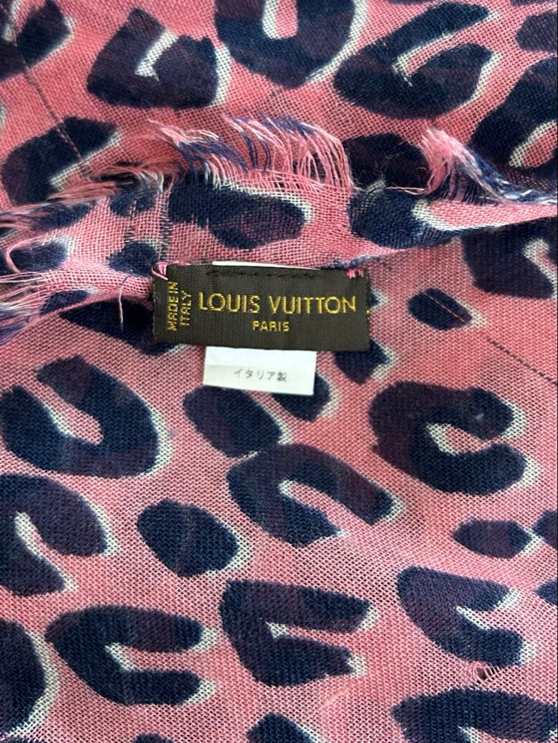 正規品　LOUIS VUITTON ヒョウ柄ストール