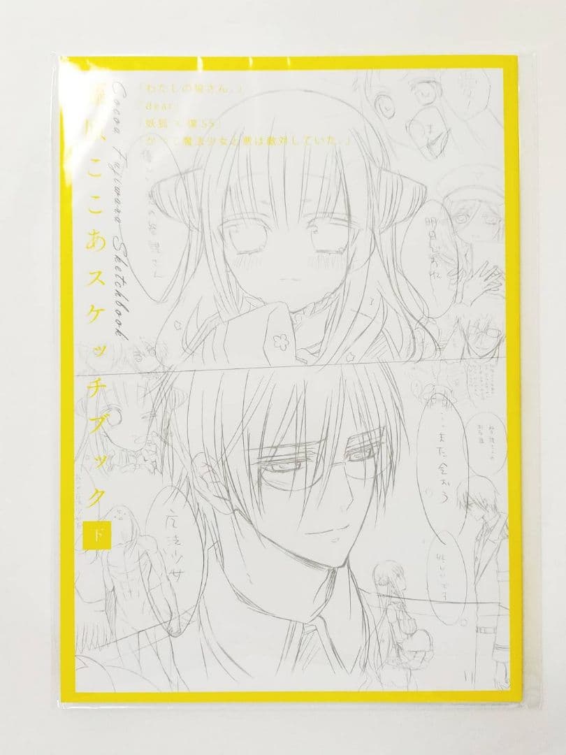 ふ藤原ここあ いぬぼく パンフレット 下書き集 下描き集 スケッチブック