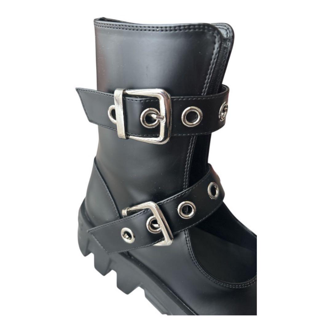 極美品✨キャンディストリッパーCND PLATFORM ブーツ 黒 M 24cm