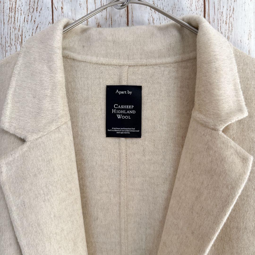 【新品/タグ付き】apart by lowrys SC*カシープガウンコート L
