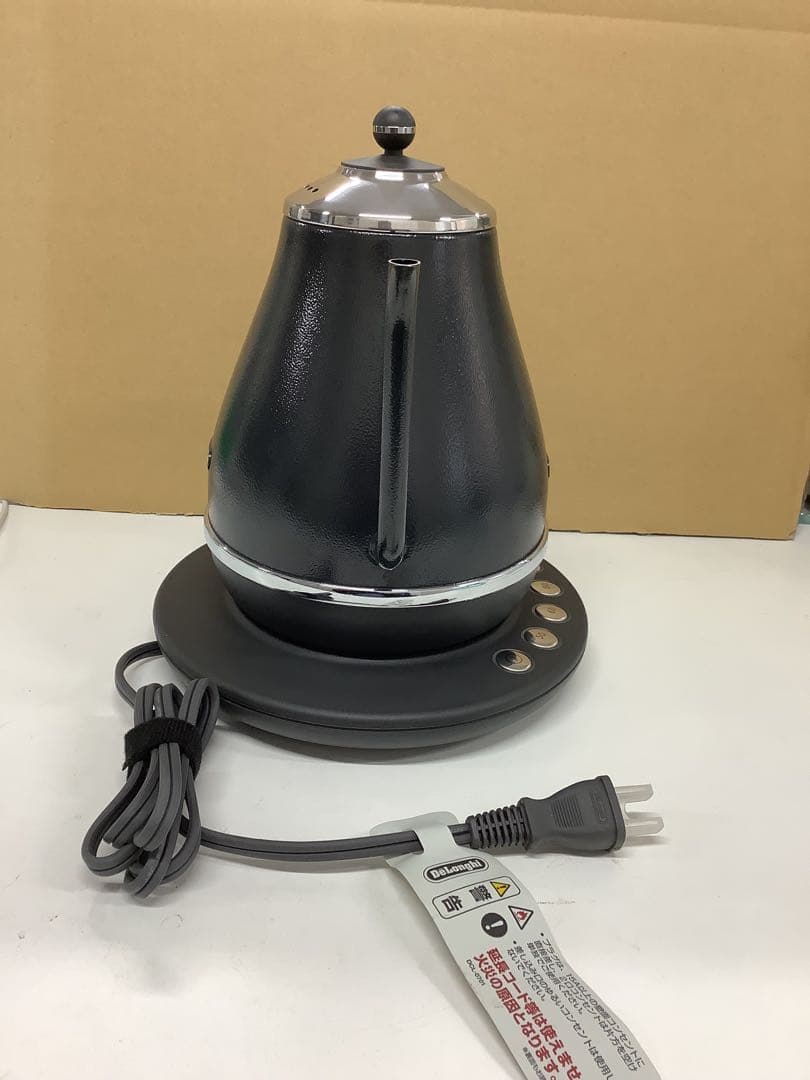 デロンギ 温度設定機能付き 電気カフェケトル KBOE1230J-GY★