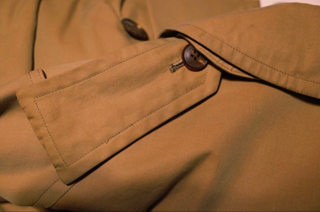 ジャケット・アウター AURALEE FINX CHAMBRAY BIG TRENCH COAT