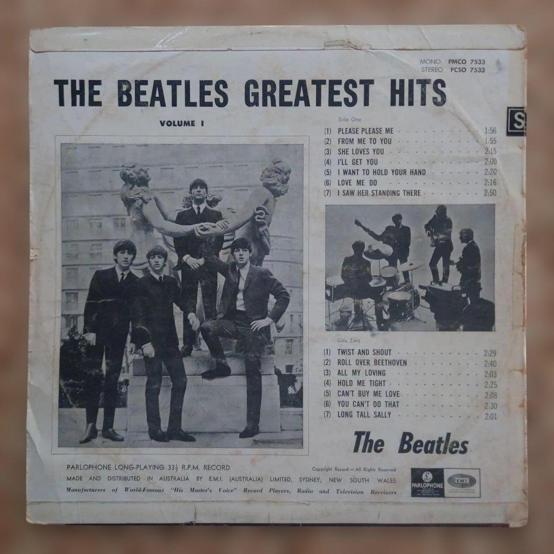 オーストラリア盤The Beatles Greatest Hits 1