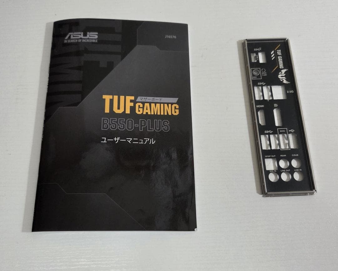 ASUS TUF GAMING B550-PLUS マザーボード 動作品 訳あり