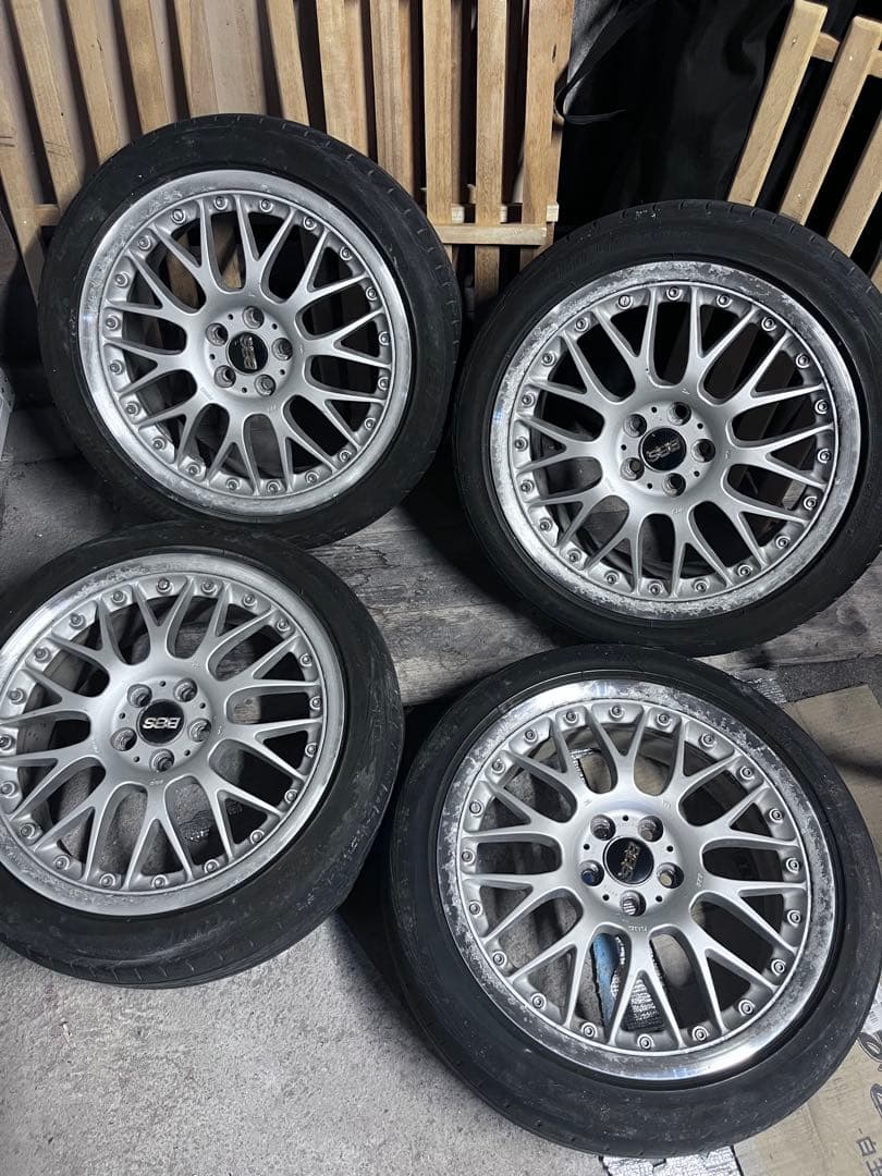 【送料込】BBS RS776 ホイール4本 17インチ7j +48 PCD100