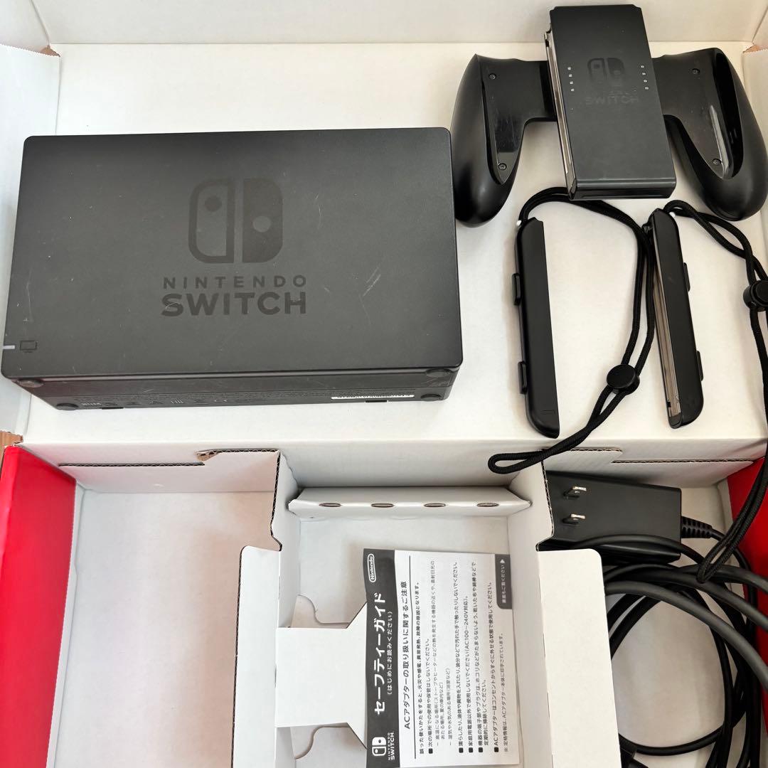 Nintendo Switch 本体 青/赤 Joy-Con付き　箱あり