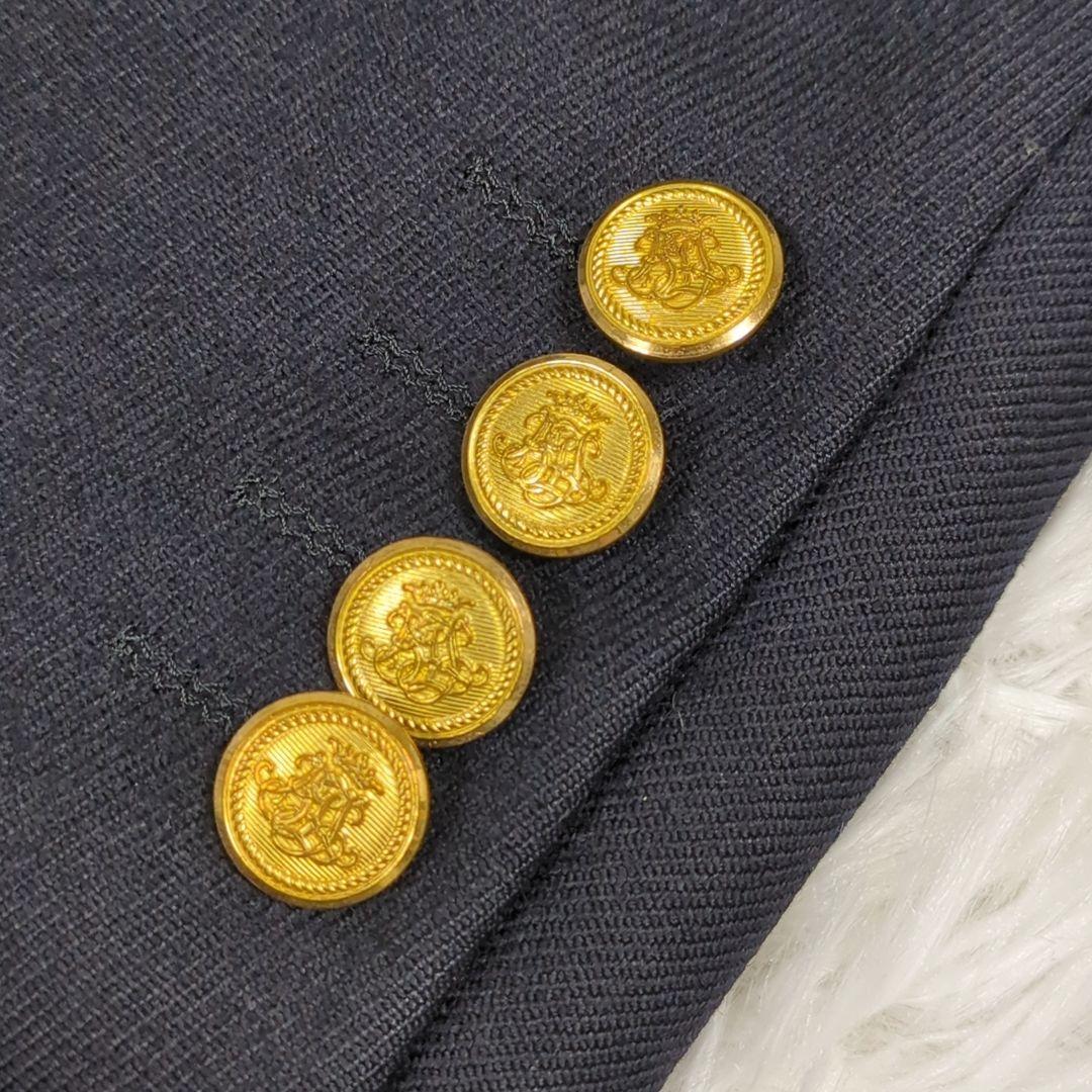 美品【希少 L】ベイカーストリート　紺ブレ　ジャケット　金ボタン　ネイビー