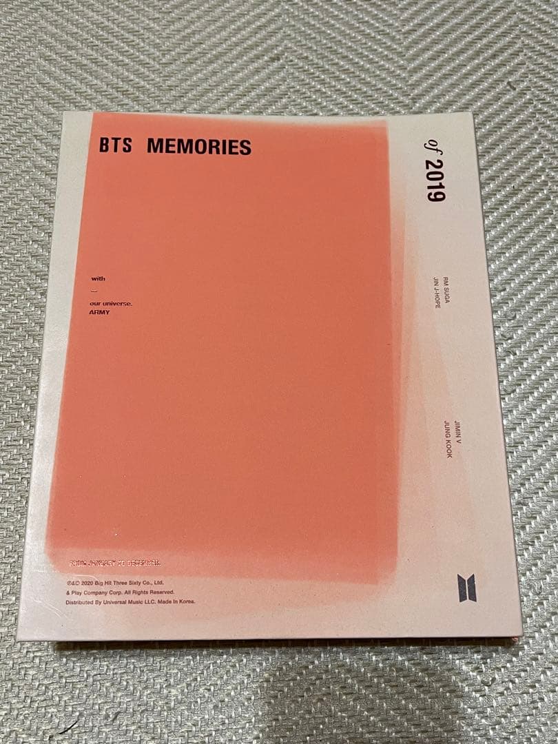 K-POP・アジア BTS Memories 2019 DVD CD