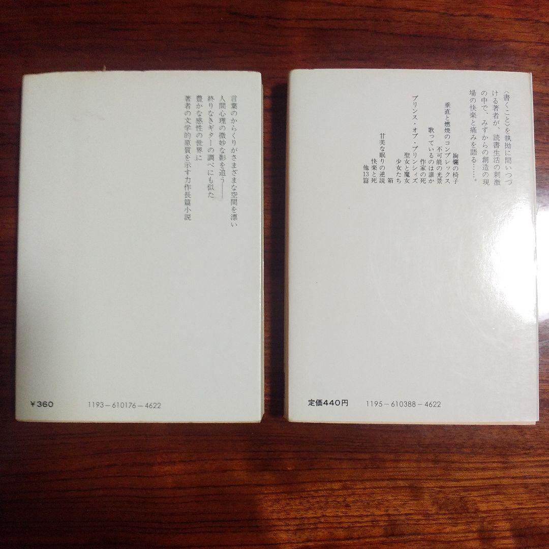 金井美恵子中公文庫2冊セットです。