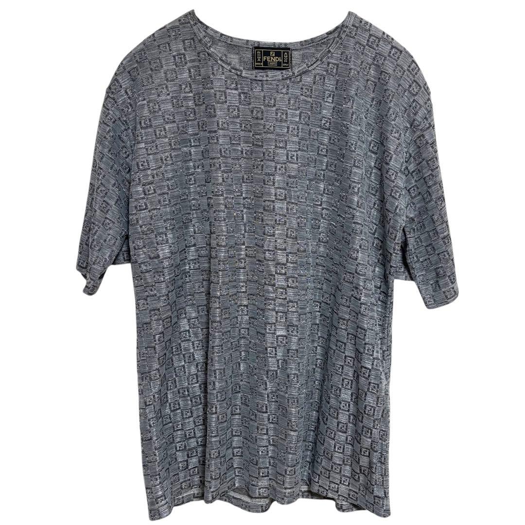 FENDI フェンディ　FFロゴ　総柄　Tシャツ　半袖