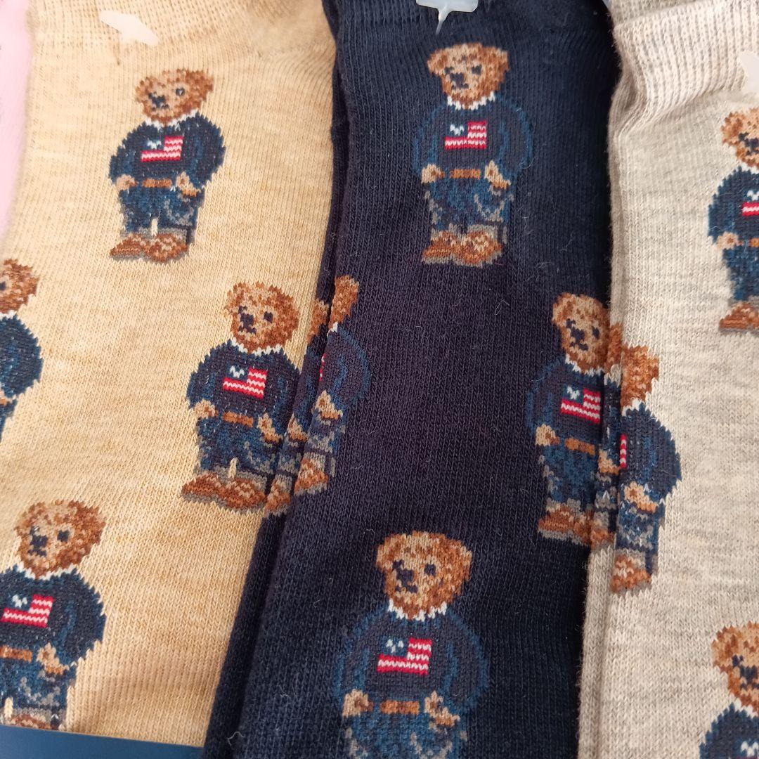 POLORALPHLAUREN ポロラルフローレン ポロベア ソックス 六足
