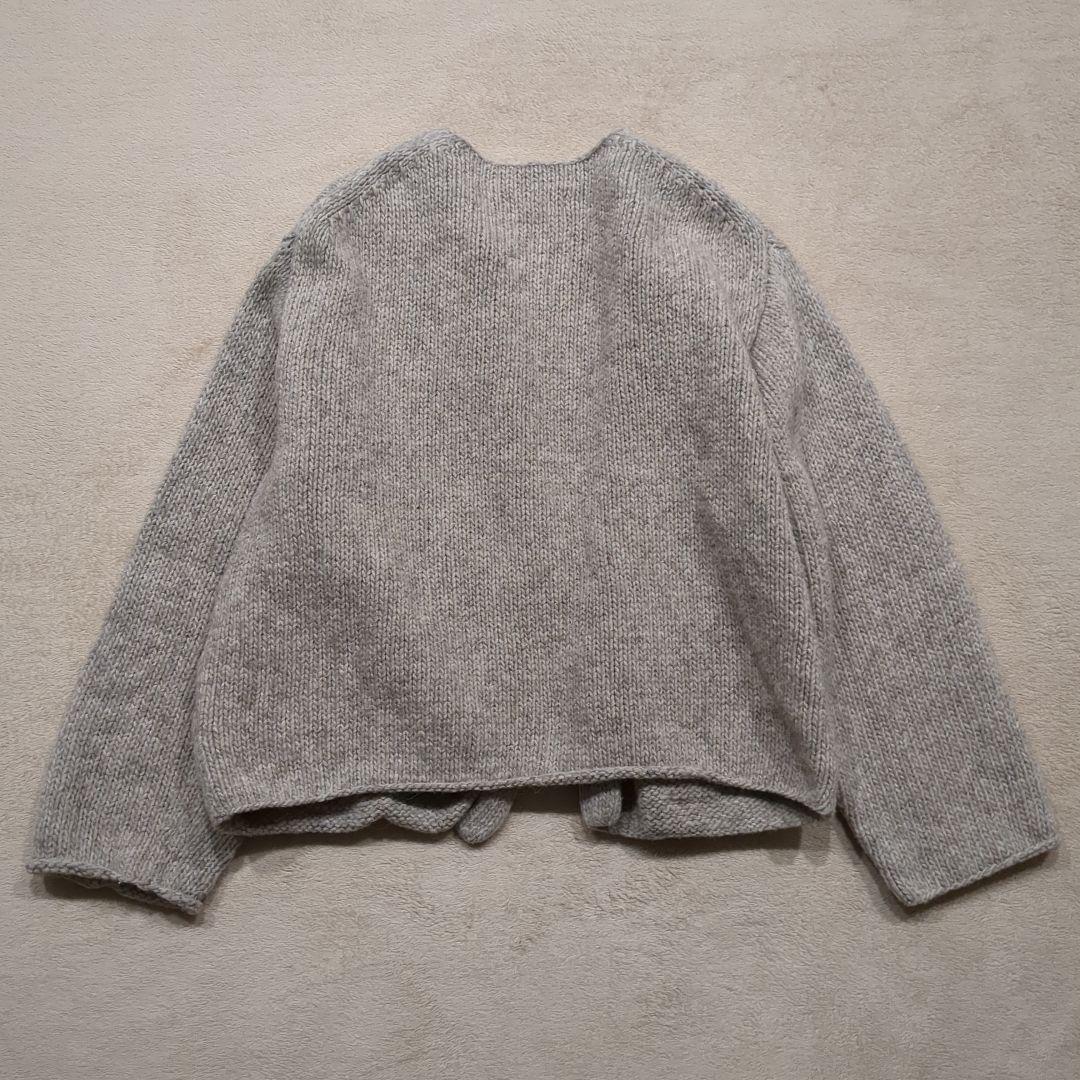 kagure かぐれ　ペルー クルーネック カーディガン