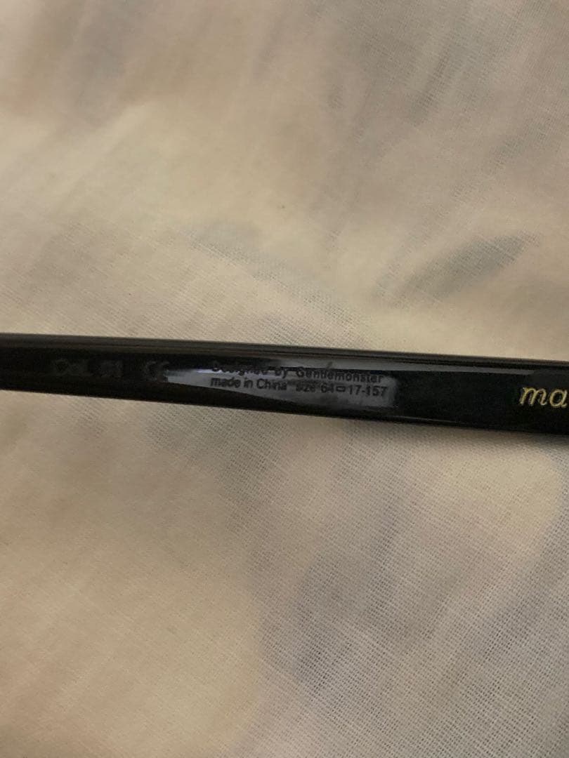 GENTLE MONSTER FLATBA ブラック サングラス ma mars