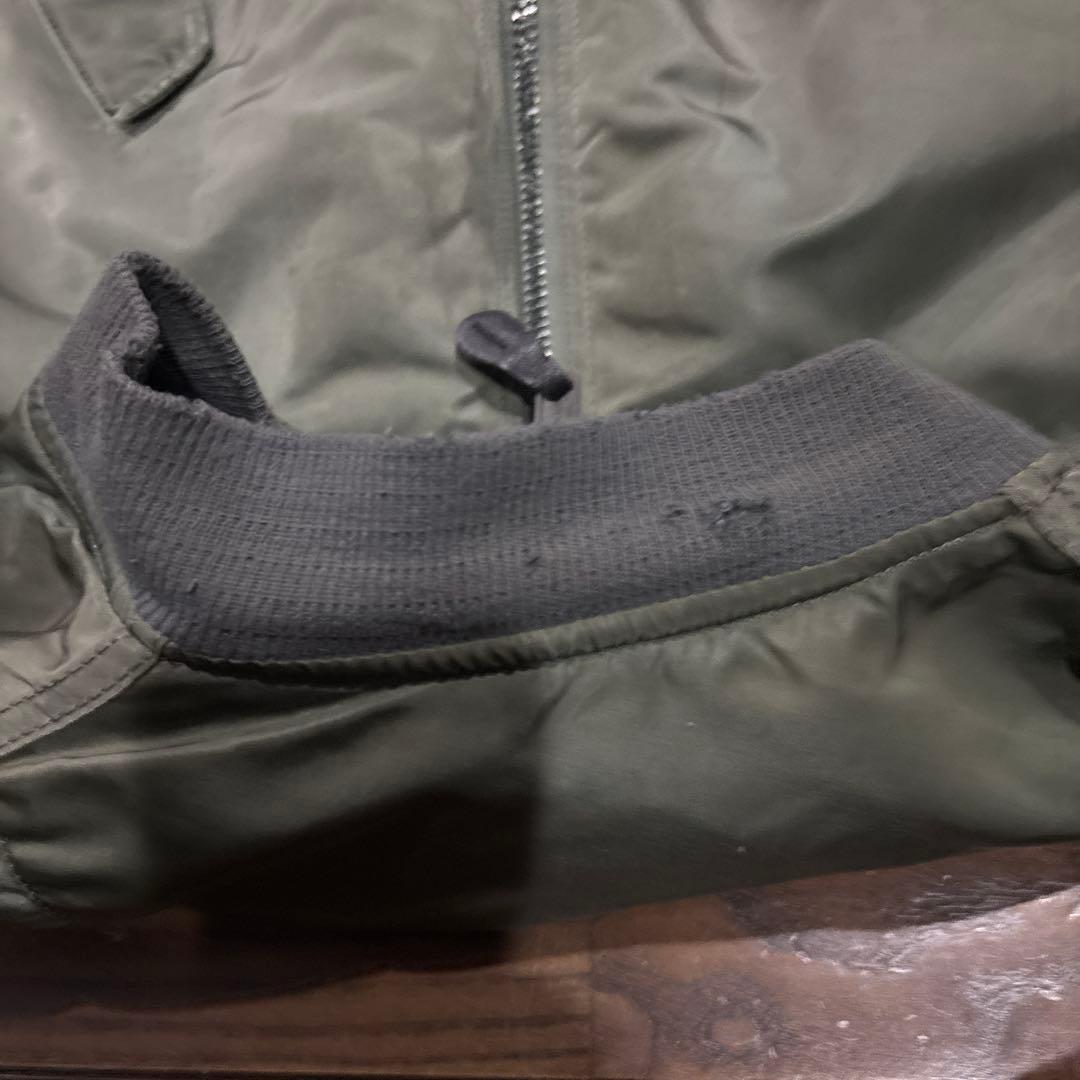 【希少】90s ALPHA MA-1 MADE IN USA（米軍仕様レプリカ）