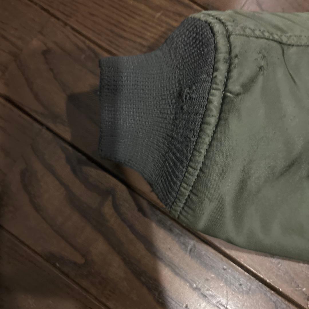 【希少】90s ALPHA MA-1 MADE IN USA（米軍仕様レプリカ）