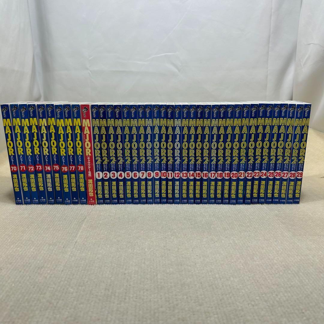 ＭＡＪＯＲ 1〜78全巻＋キャラ名鑑 2nd 1〜29全巻 108冊全巻セット
