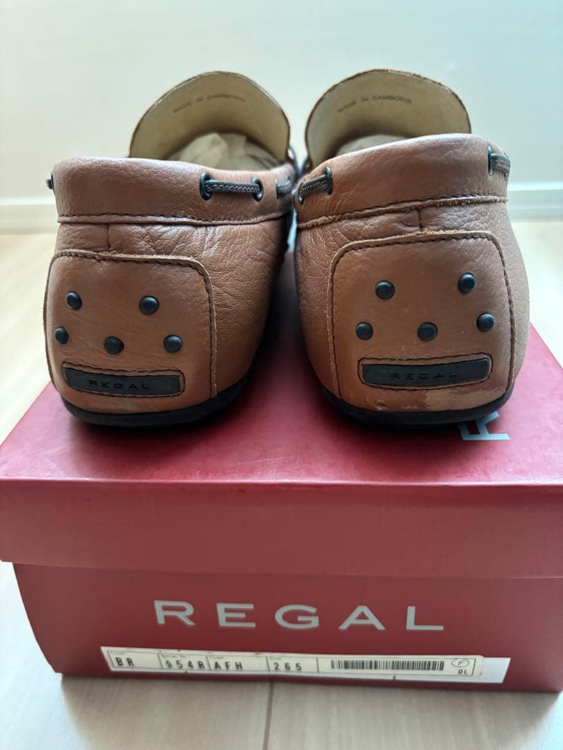 REGAL リーガル　ドライビングシューズ　ブラウン　26.5cm