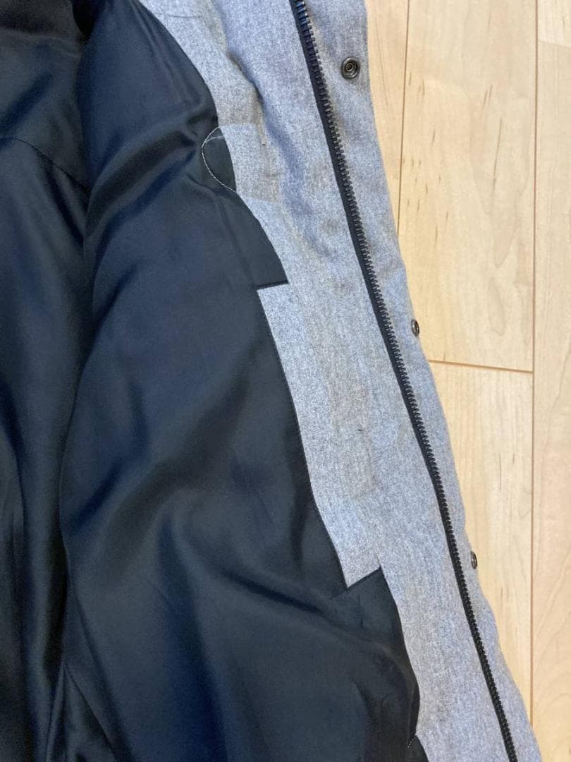 wjk ダッフルコートダウン ライトグレー 1051wl47 美品
