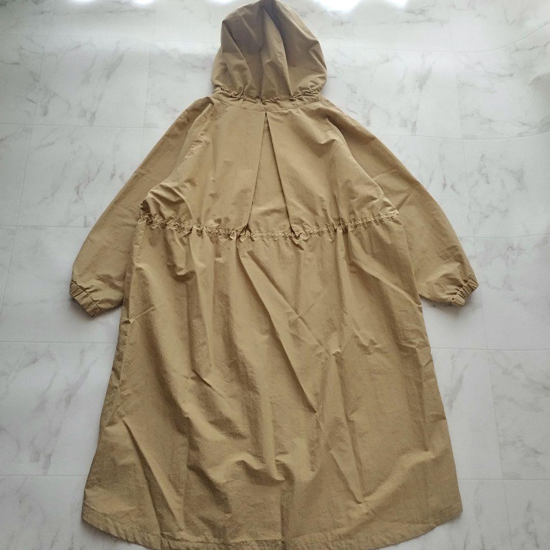 24年♡美品✨ハウスオブロータス ロングフーデッドコート ベージュ M 完売品