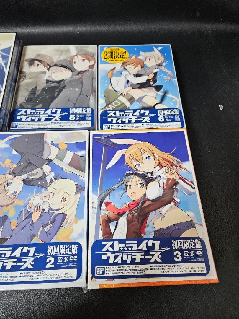 21　ストライクウィッチーズ 初回限定版 DVD 6巻セット　未開封