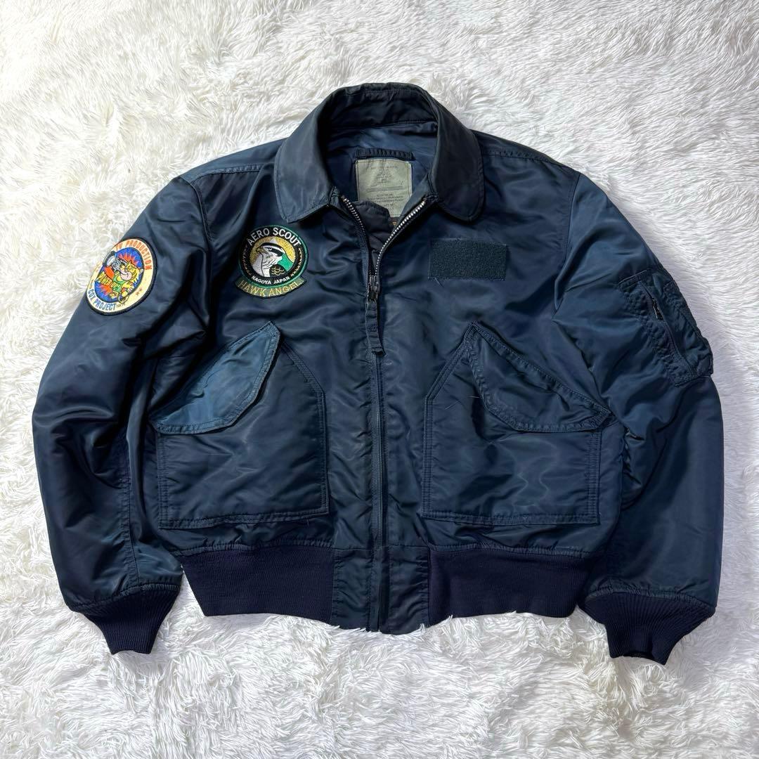 k*4様 90s USA製 アルファ CWU-45/P フライトジャケット L