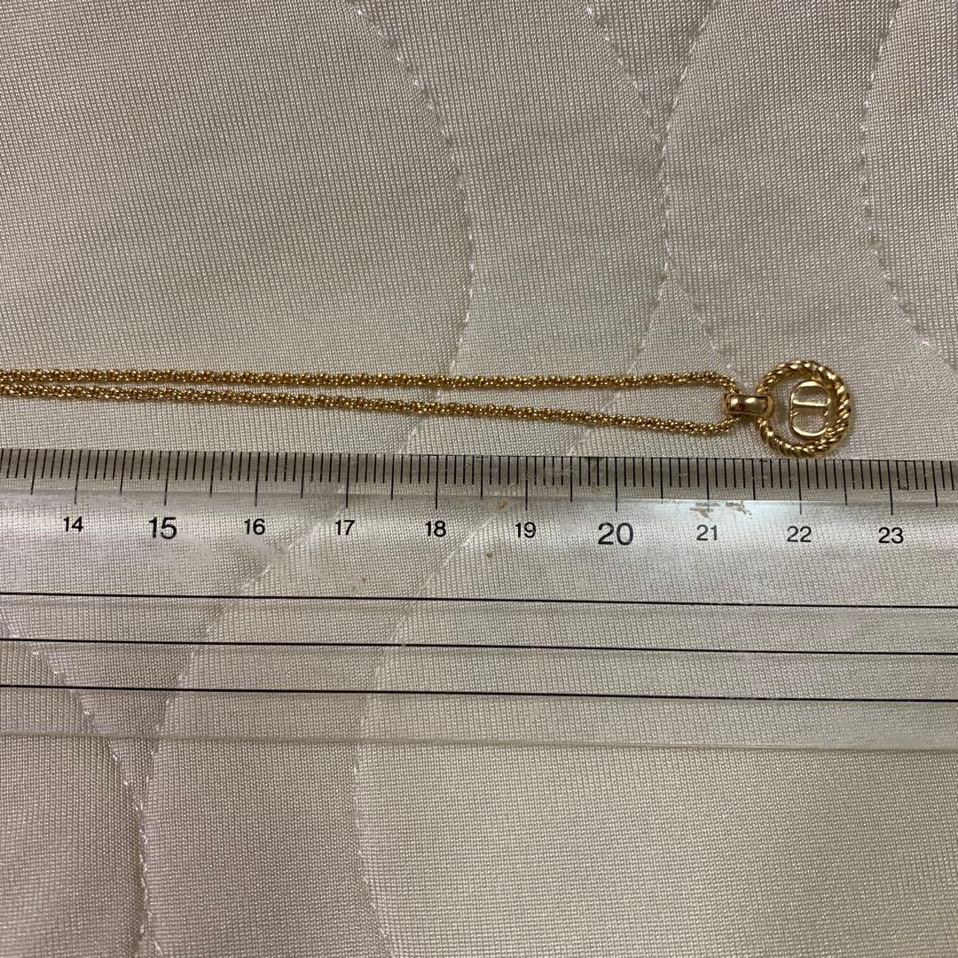 極美品 Christian Dior ディオール ロープデザイン ネックレス