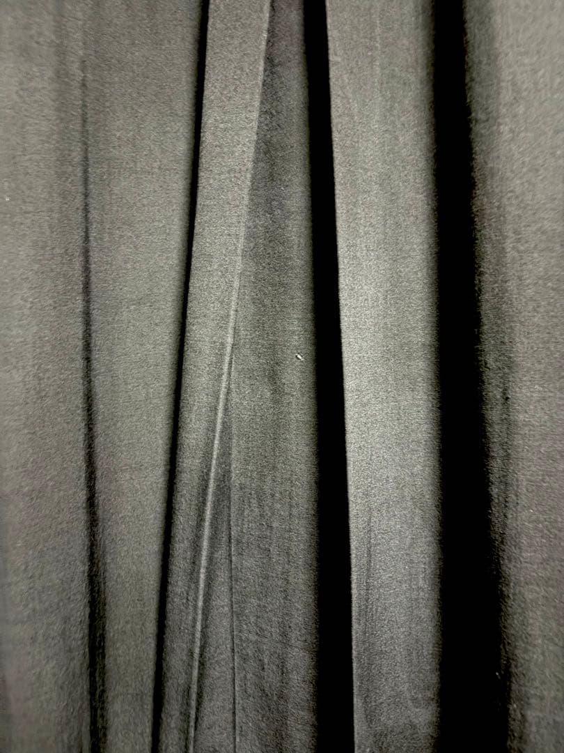 Yohji Yamamoto フーデッドロングコート 丸ロゴ