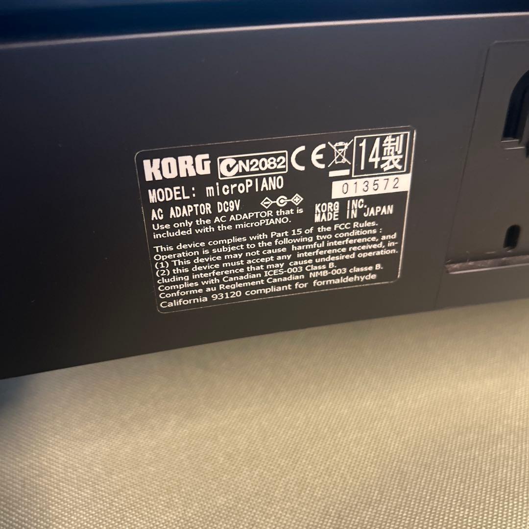 1回使用美品◆KORG MICRO PIANO デジタルピアノ