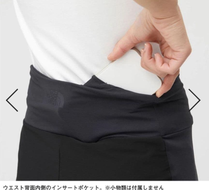 美品 ノースフェイス ディライトタイツパンツ NBW82182 レディースM 黒