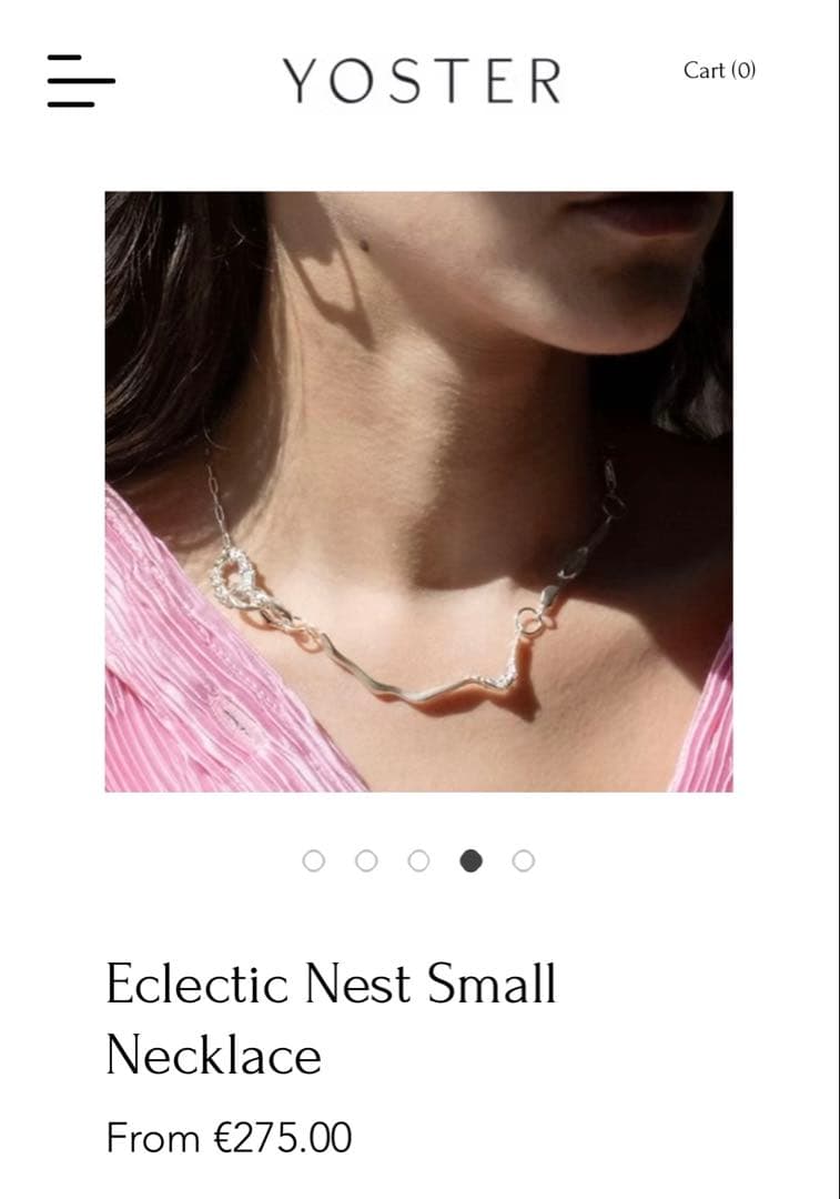アクセサリー YOSTER Eclectic Nest Small Necklace 40cm