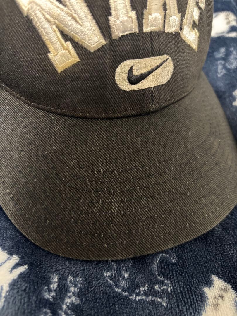 90s oldNIKE カレッジロゴキャップ
