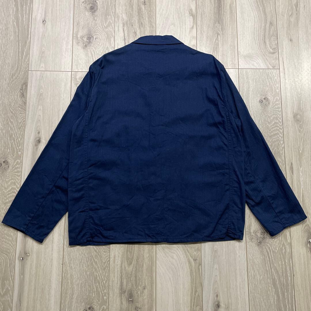 〜90s ドイツ製 HBT ワークジャケット カバーオール ユーロ ヘリンボーン