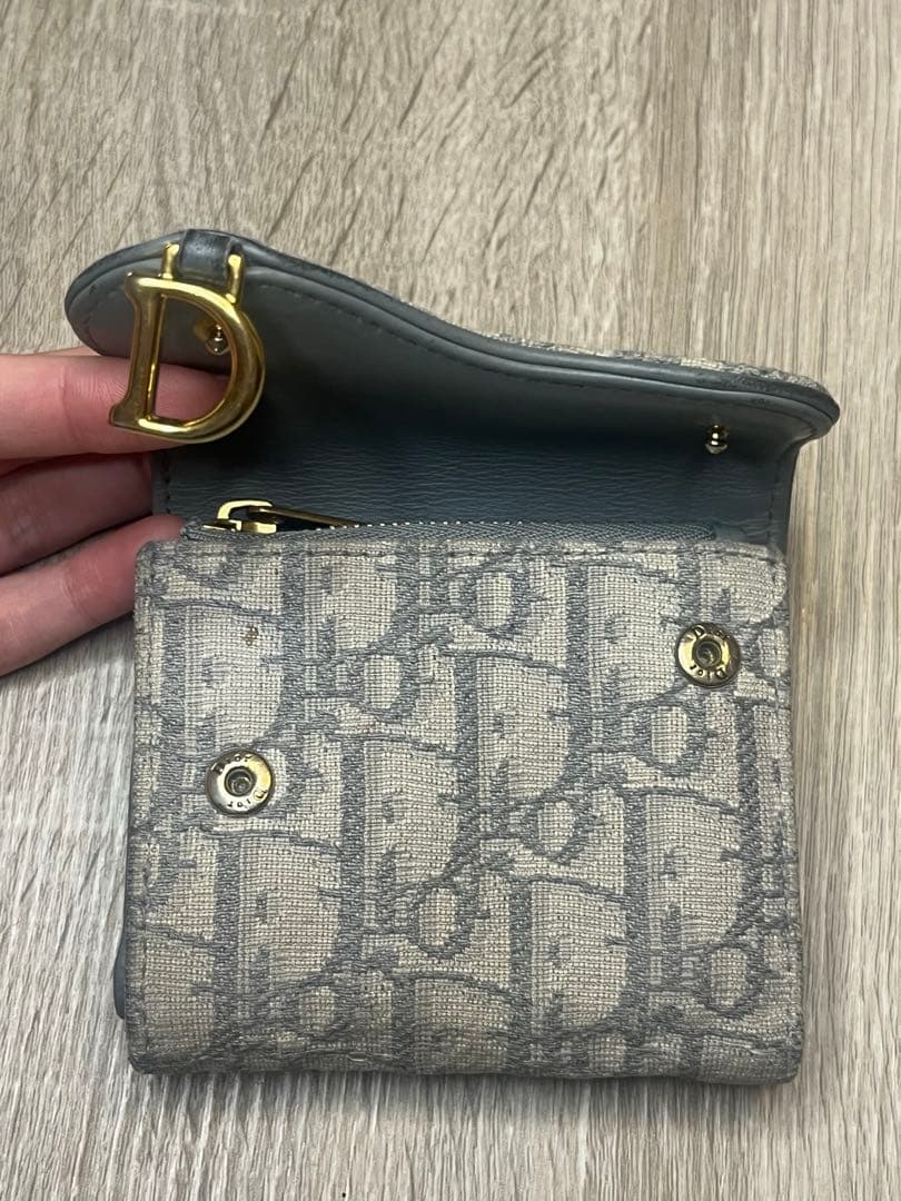 L*a様 Dior Saddle Lotus ウォレット 三つ折り財布