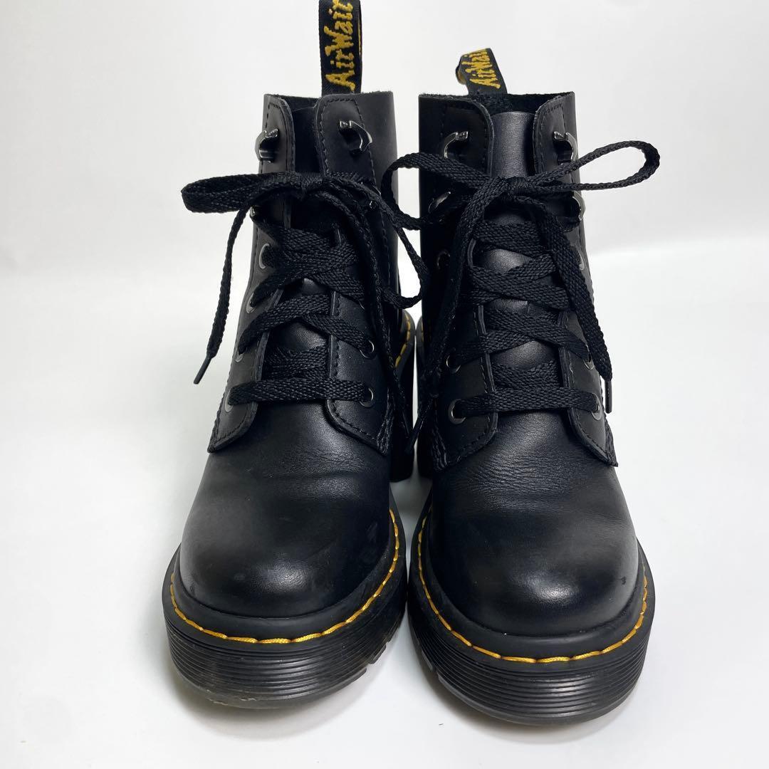 【美品】ドクターマーチン JESY ブーツ ヒール 厚底 ブラック UK3
