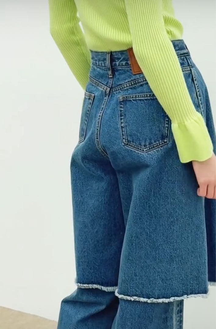 WCJレイヤードデニムパンツ