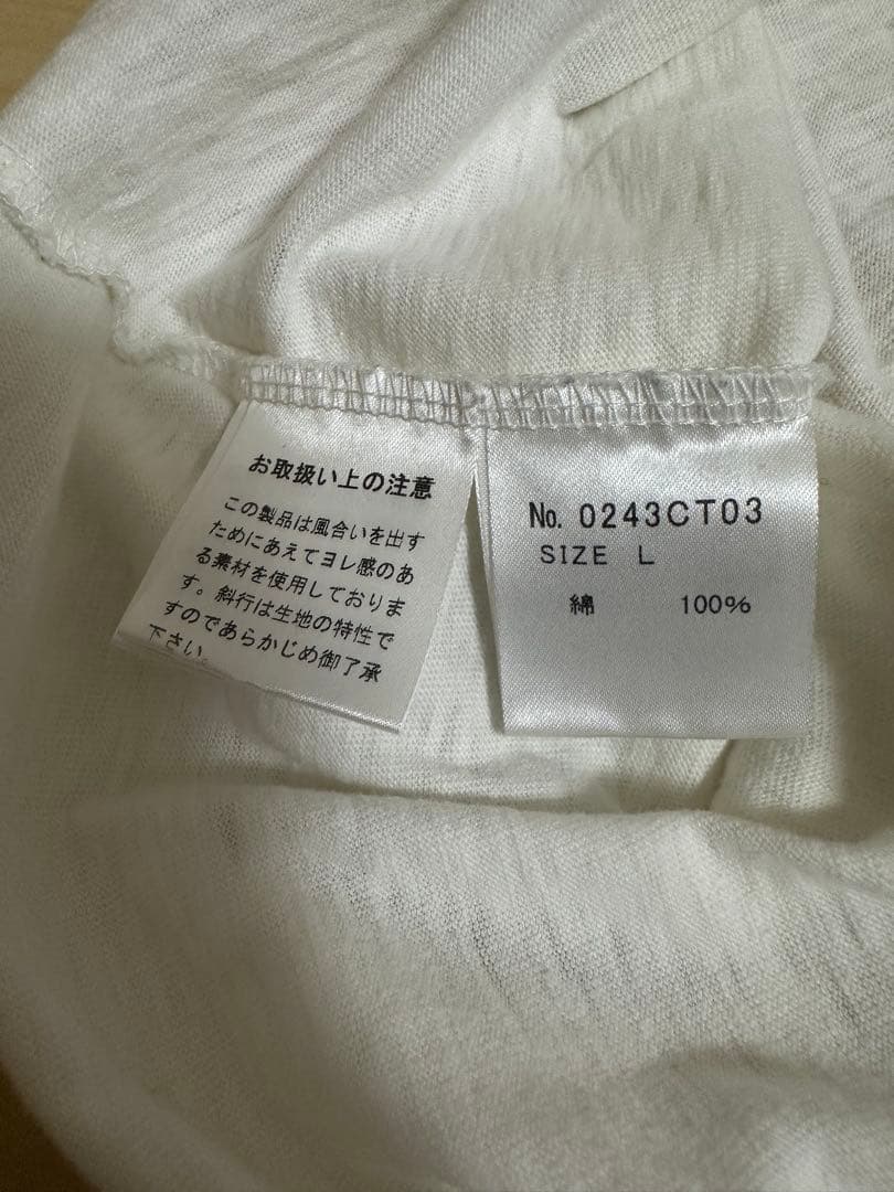 ヒステリックグラマー　白Tシャツ　L