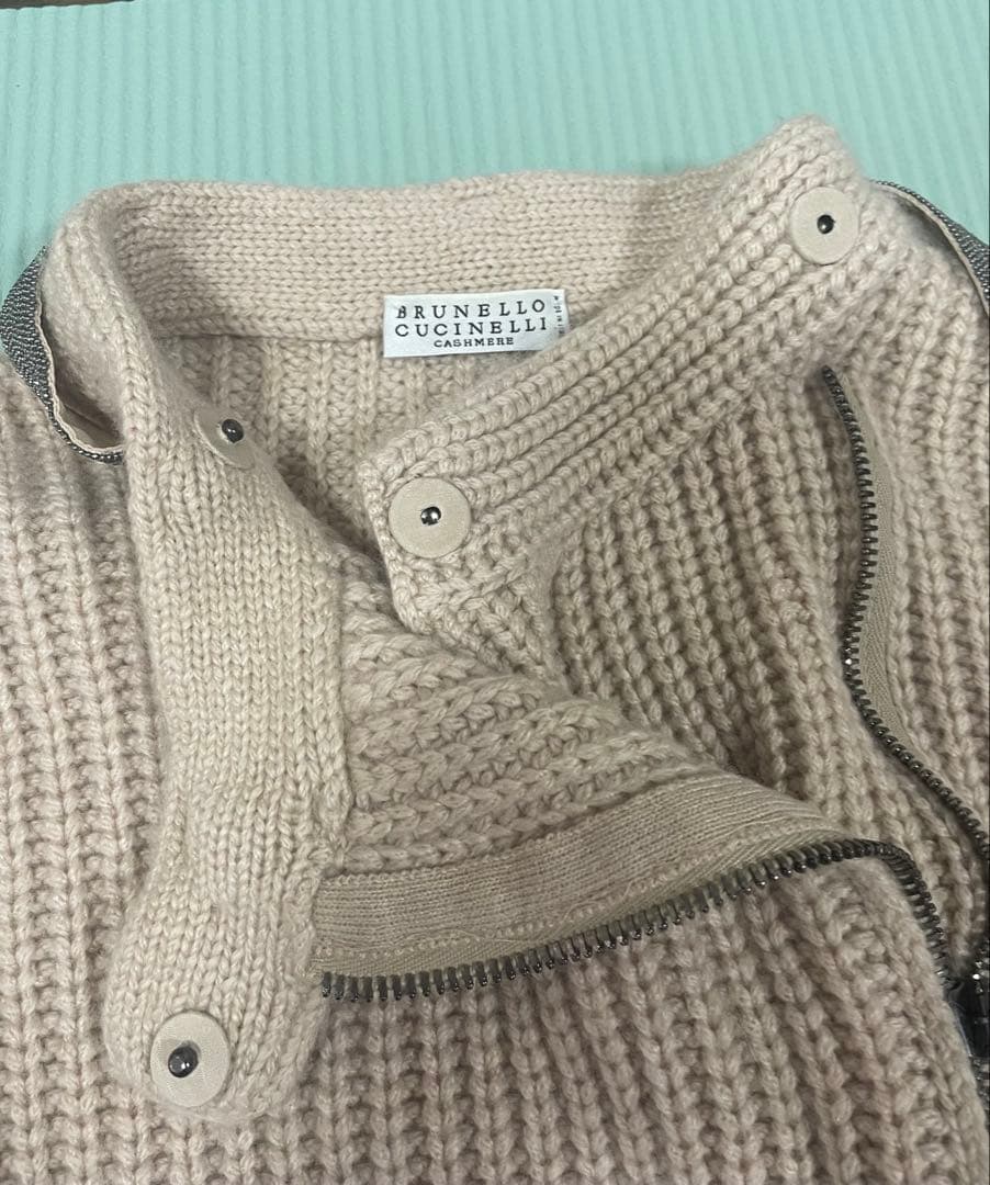 BRUNELLO CUCINELLI ニット　カーディガン　カシミア100 S
