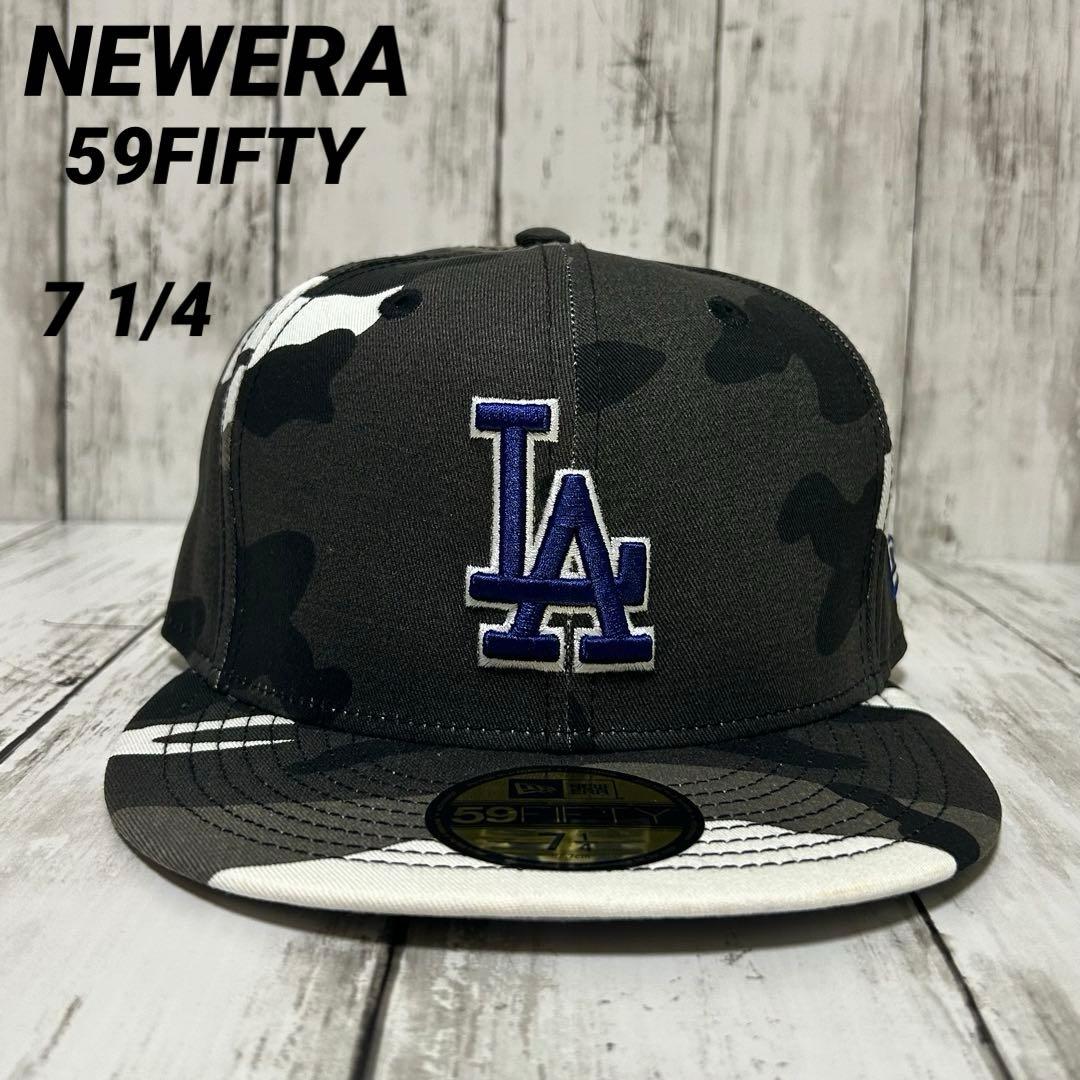 NEWERA ニューエラ ドジャース 59FIFTY キャップ モノトーンカモ