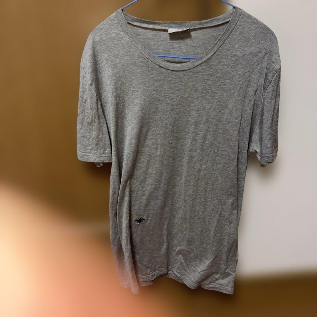 DiorHOMME ディオールオム グレー bee Tシャツ L