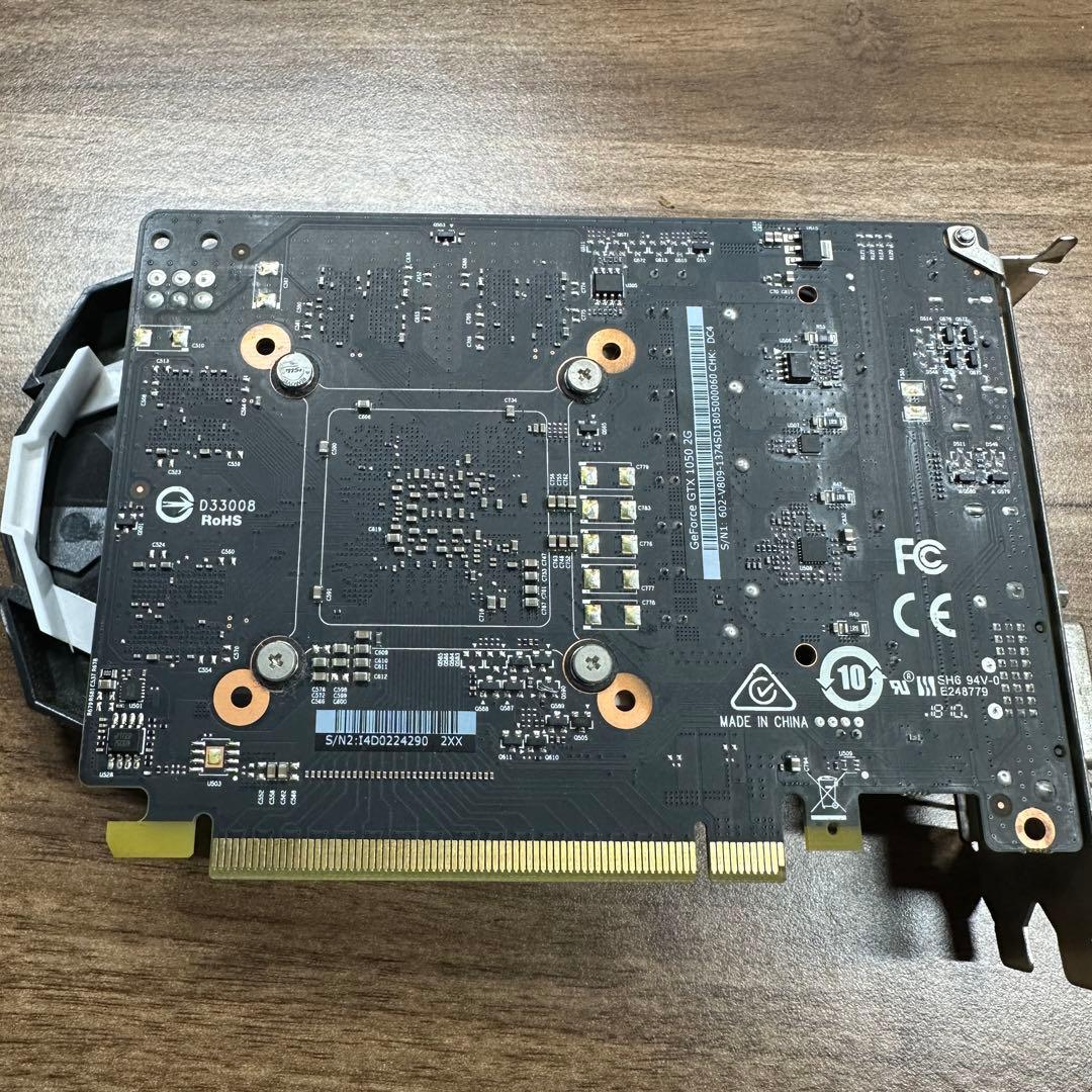 グラフィックボード MSI GeForce GTX1050 2G 動作確認済み