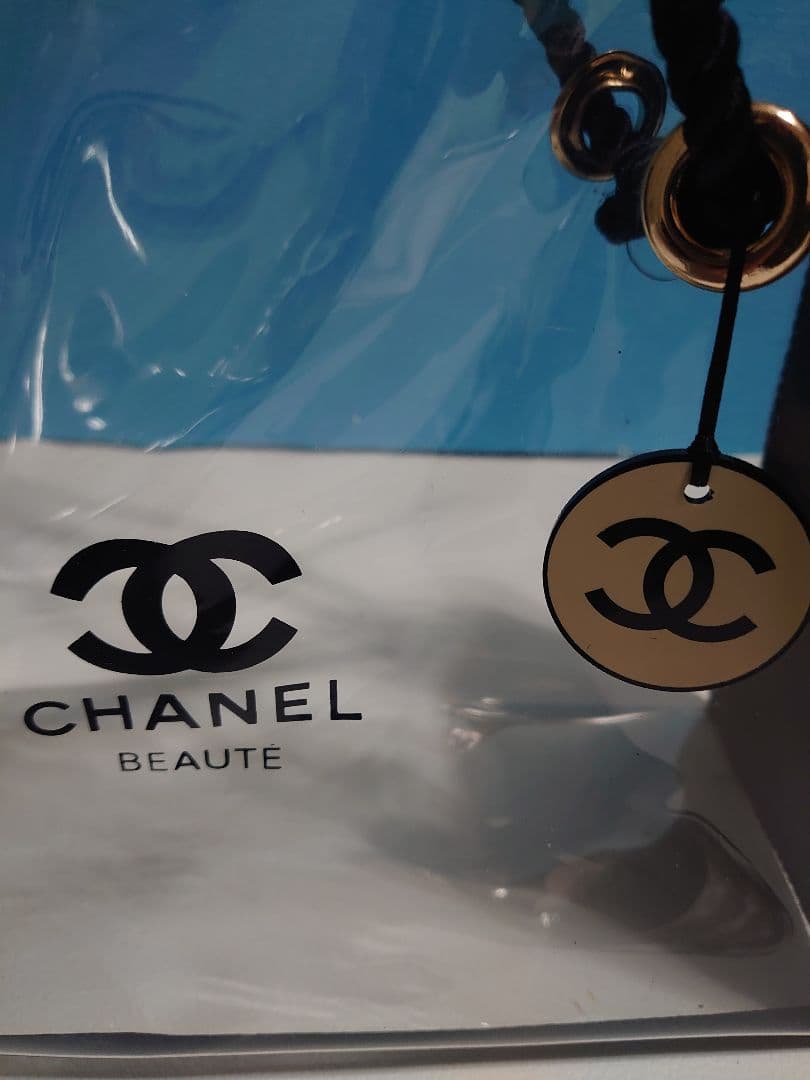 CHANEL BEAUTE 透明　シャネル　ノベルティ　ミニトートバッグ