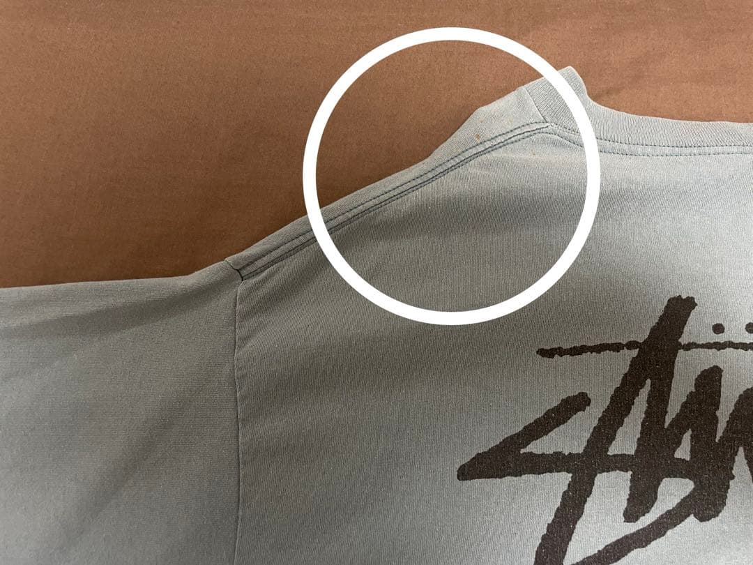 STUSSY 8ボール Tシャツ 袖裾 シングル