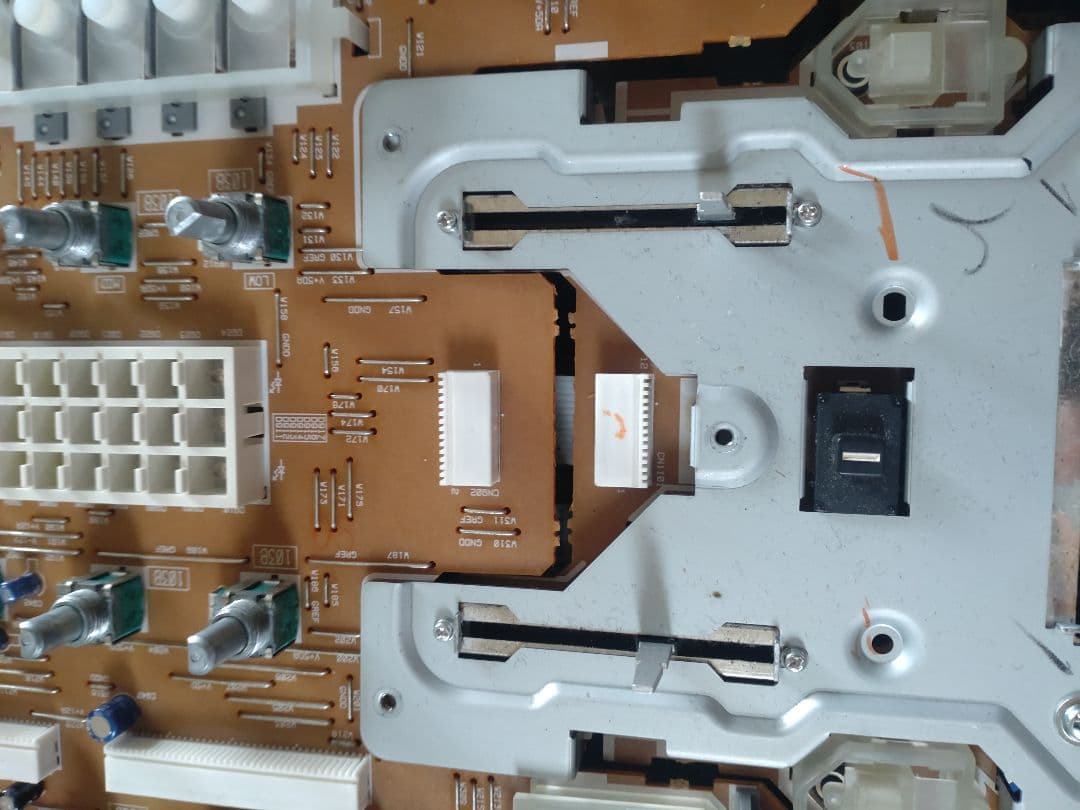 Pioneer　DJM-400　動作確認済　クロスCHフェーダー 交換　レッド