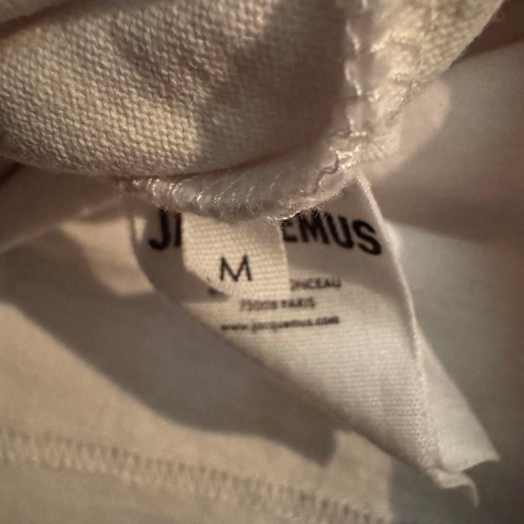 JACQUEMUS ロゴ プリント ホワイト ベージュ Tシャツ