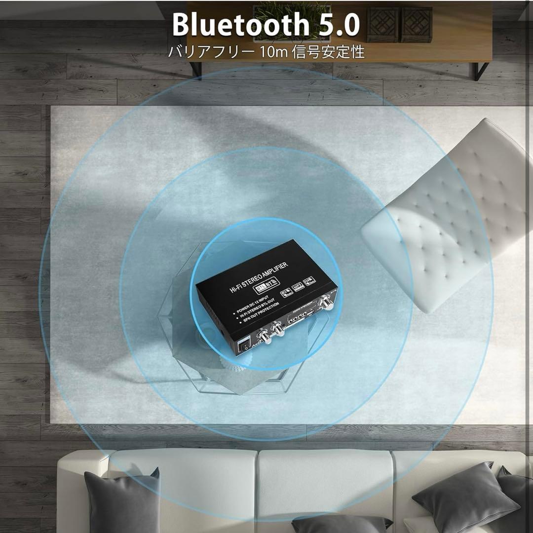 【残り1点✨】パワーアンプ ステレオ 2.0 チャンネル 2X30W